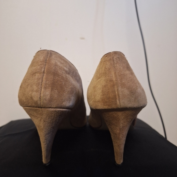Brown Suede Heels - Picture 5 of 6